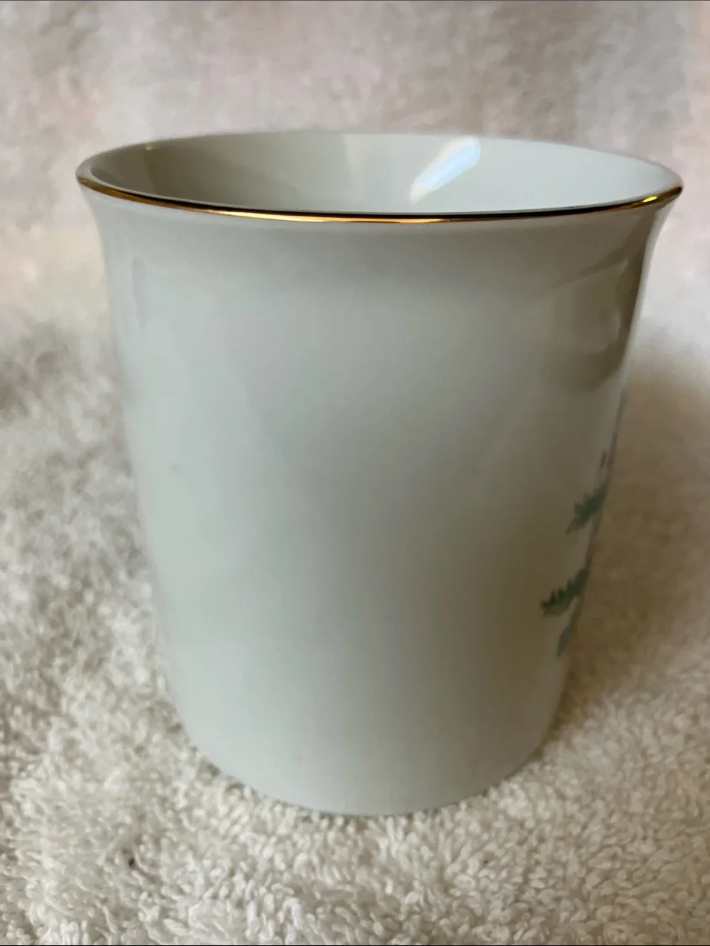 Holiday Christmas Tree Porcelain Mug - White Japan